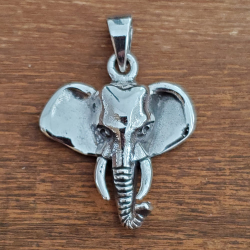 Elephant Charm .925 Sterling Silver Boho Pendant