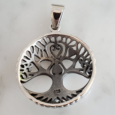 Tree of Life Charm .925 Sterling Silver Pendant