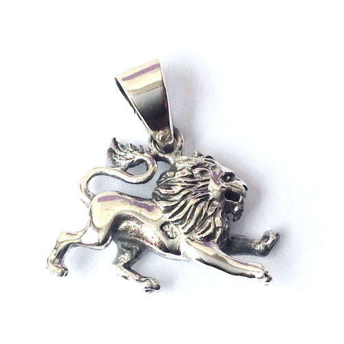 Leo .925 Solid Sterling Silver Horoscope Pendant Zodiac