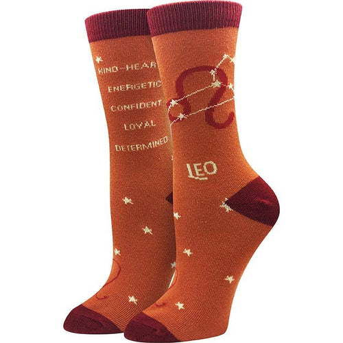 Leo Zodiac Socks