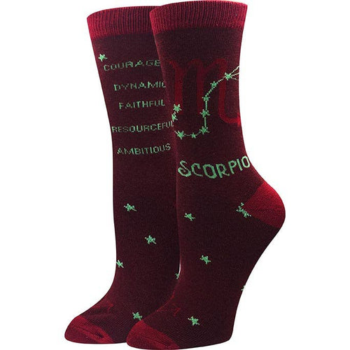 Scorpio Zodiac Socks